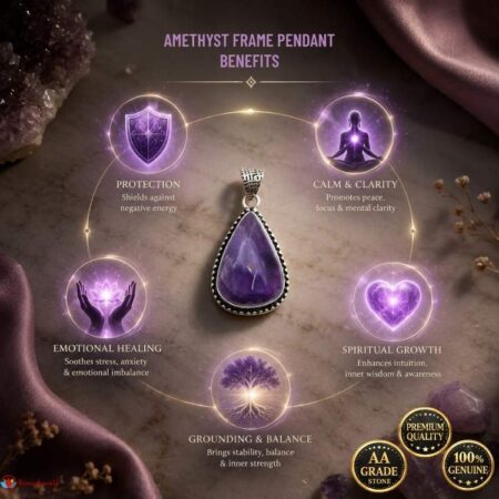 Amethyst Frame Pendant