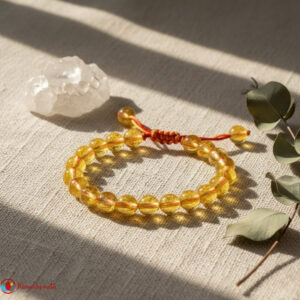 Citrine Macrame Bracelet