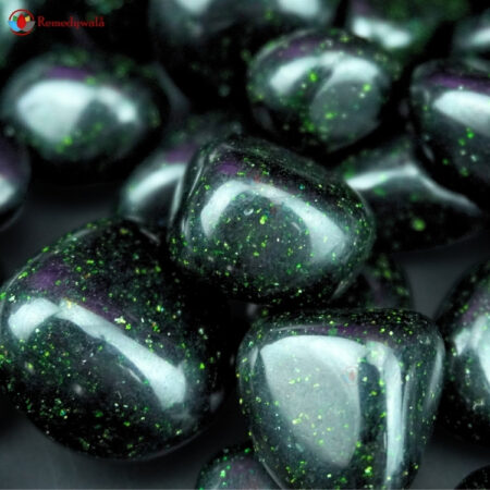 Green Goldstone Tumble Stone