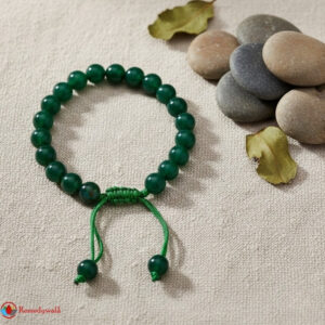 Green Jade Macrame Bracelet