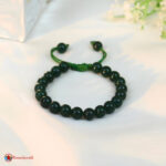 Green Jade Macrame Bracelet