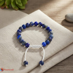 Lapis Lazuli Macrame Bracelet