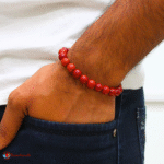 Red Jasper Macrame Bracelet 750 (4)