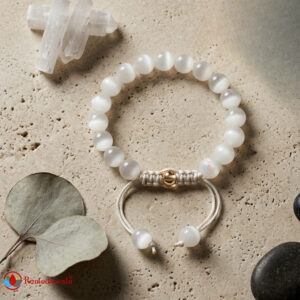 Selenite Macrame Bracelet