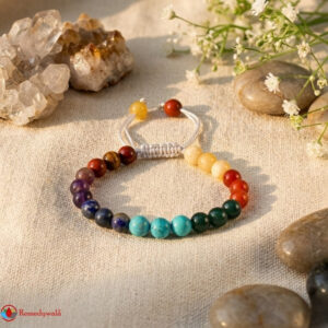 Seven Chakra Macrame Bracelet