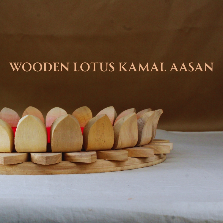 Wooden Lotus Kamal Aasan