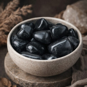Black Agate Tumble Stone