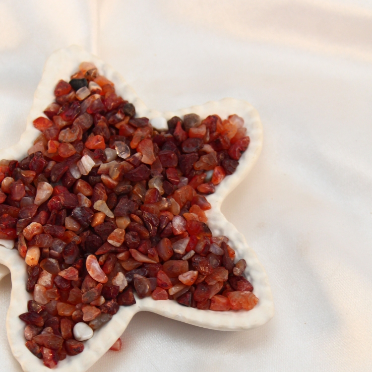 Red Carnelian Polished Chips
