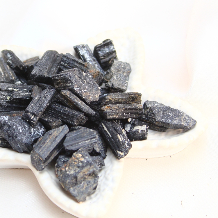 Black Tourmaline Rough Stone