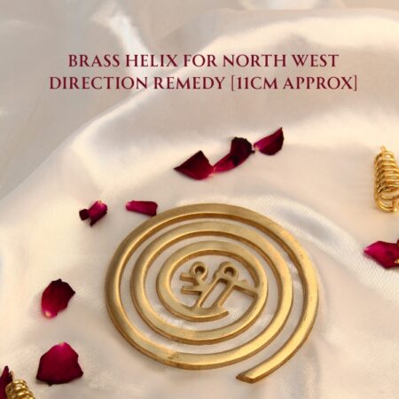 Brass Helix For North West Direction Remedy [11CM Approx]