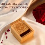 Sri Yantra Sacred Geometry Wooden Box