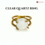 Clear Quartz Raw Stone Ring (5)