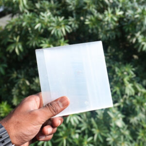 Selenite Simple Square Plate