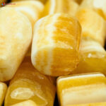 Yellow Calcite Tumble Stone