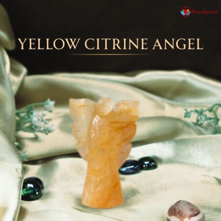 Yellow Citrine Crystal Angel (3 Inch)