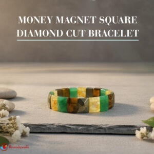 Money Magnet Square Diamond Cut Bracelet