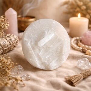 Natural Raw Moroccan Selenite Plate