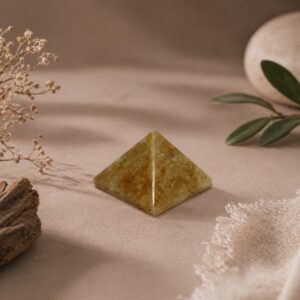 Natural Yellow Aventurine Healing Crystal Pyramid