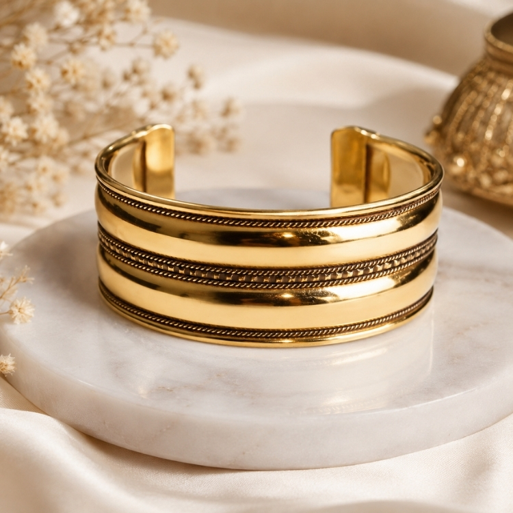 Classic Brass Wrist Kada