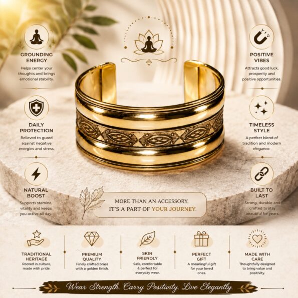 Brass Elegance Kada