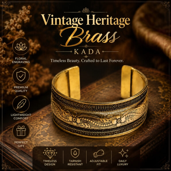 Vintage Heritage Brass Kada