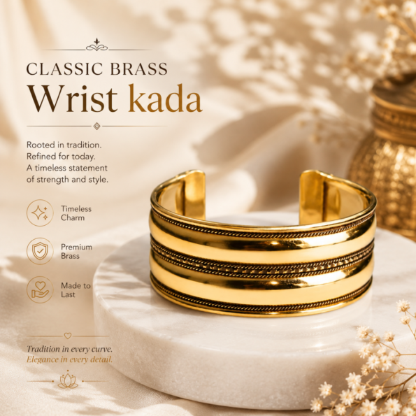 Classic Brass Wrist Kada