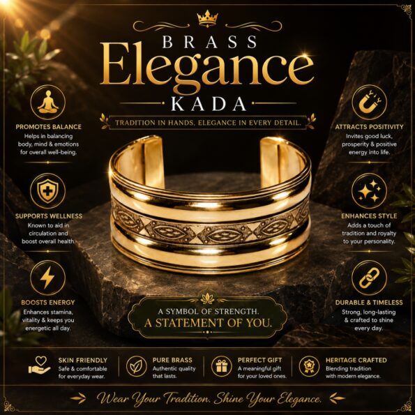 Brass Elegance Kada