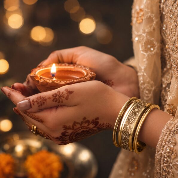 Brass Elegance Kada