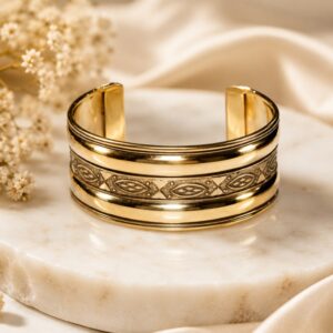 Brass Elegance Kada