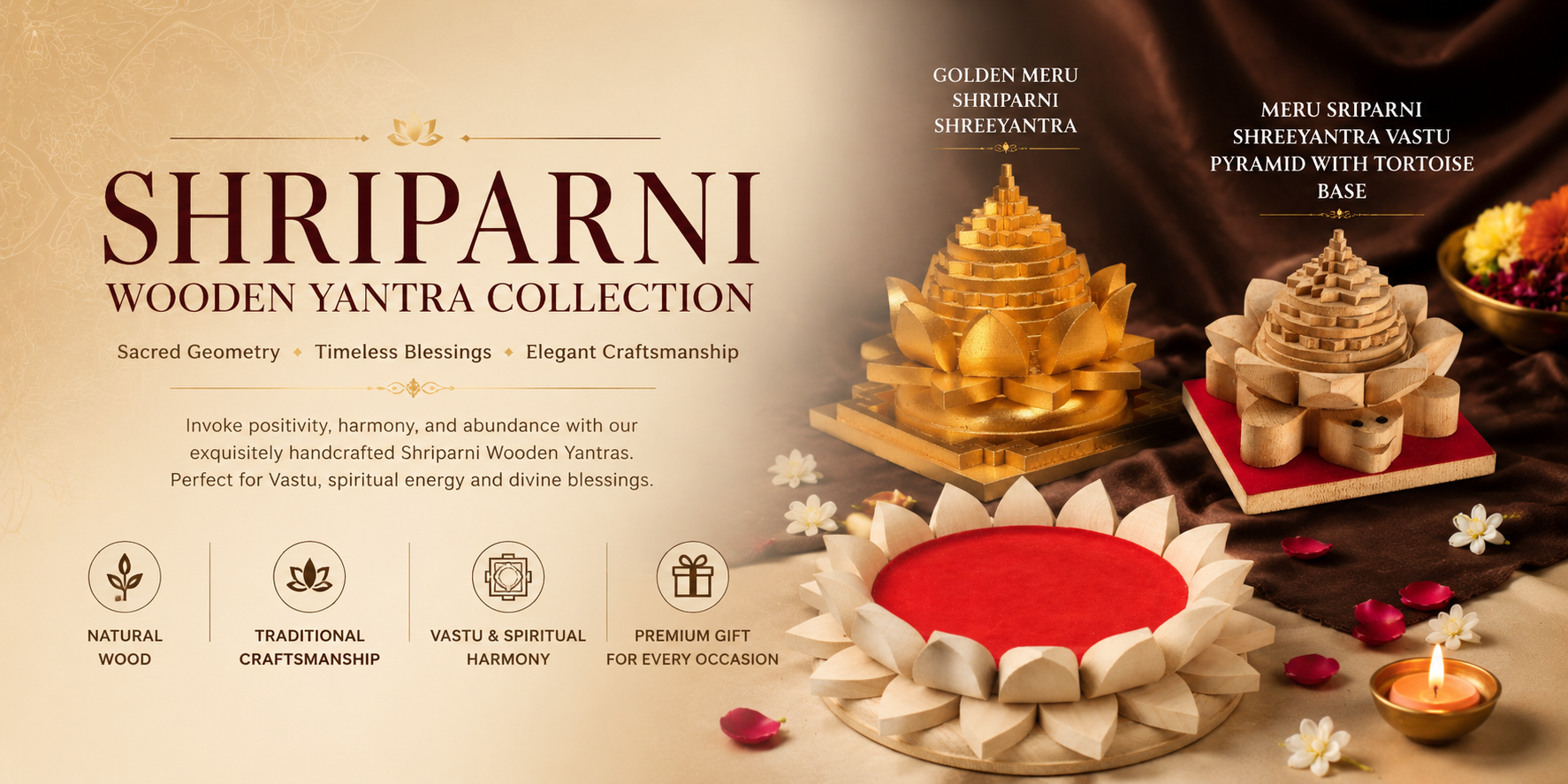 Shriparni Wooden Yantras