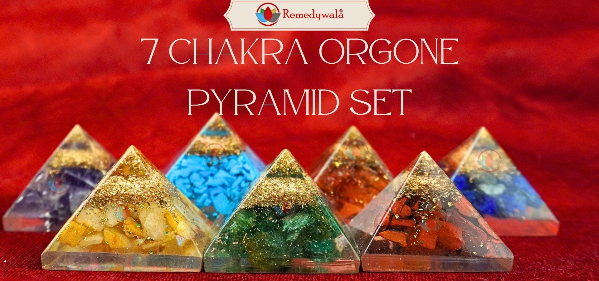 7 Chakra Orgone Pyramid Set (1)