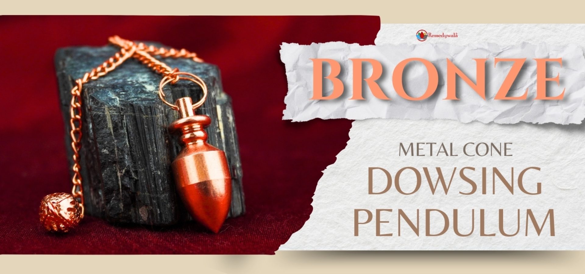 Bronze Metal Cone Pendulum