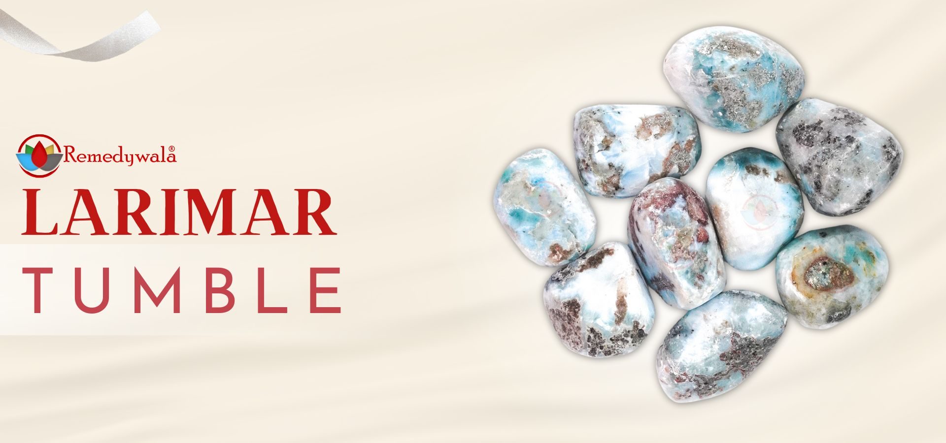 Larimar Tumble Stones