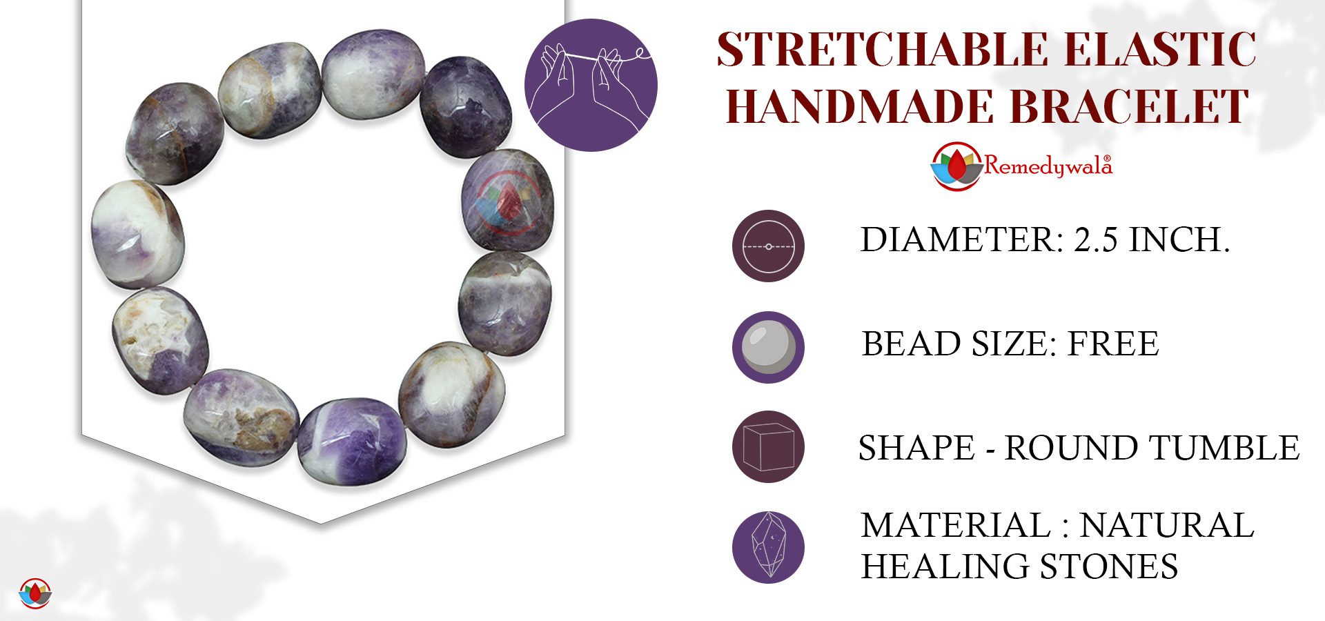 Amethyst Bracelet (Tumbled)