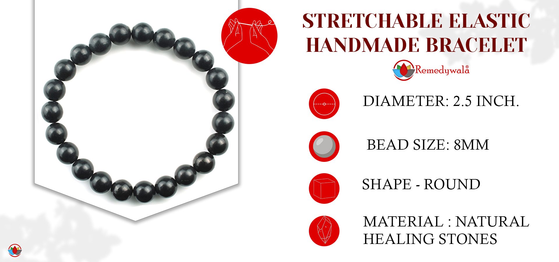 Black Shungite Bracelet