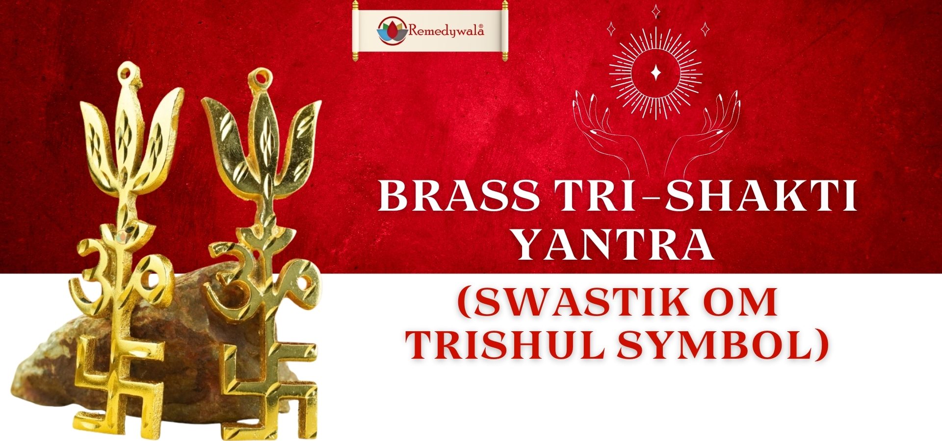 Brass tri shakti yantra (1)