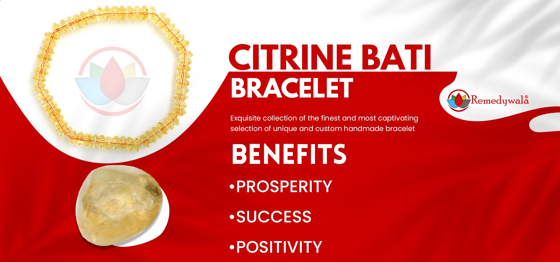 Citrine Bati Bracelet 6mm