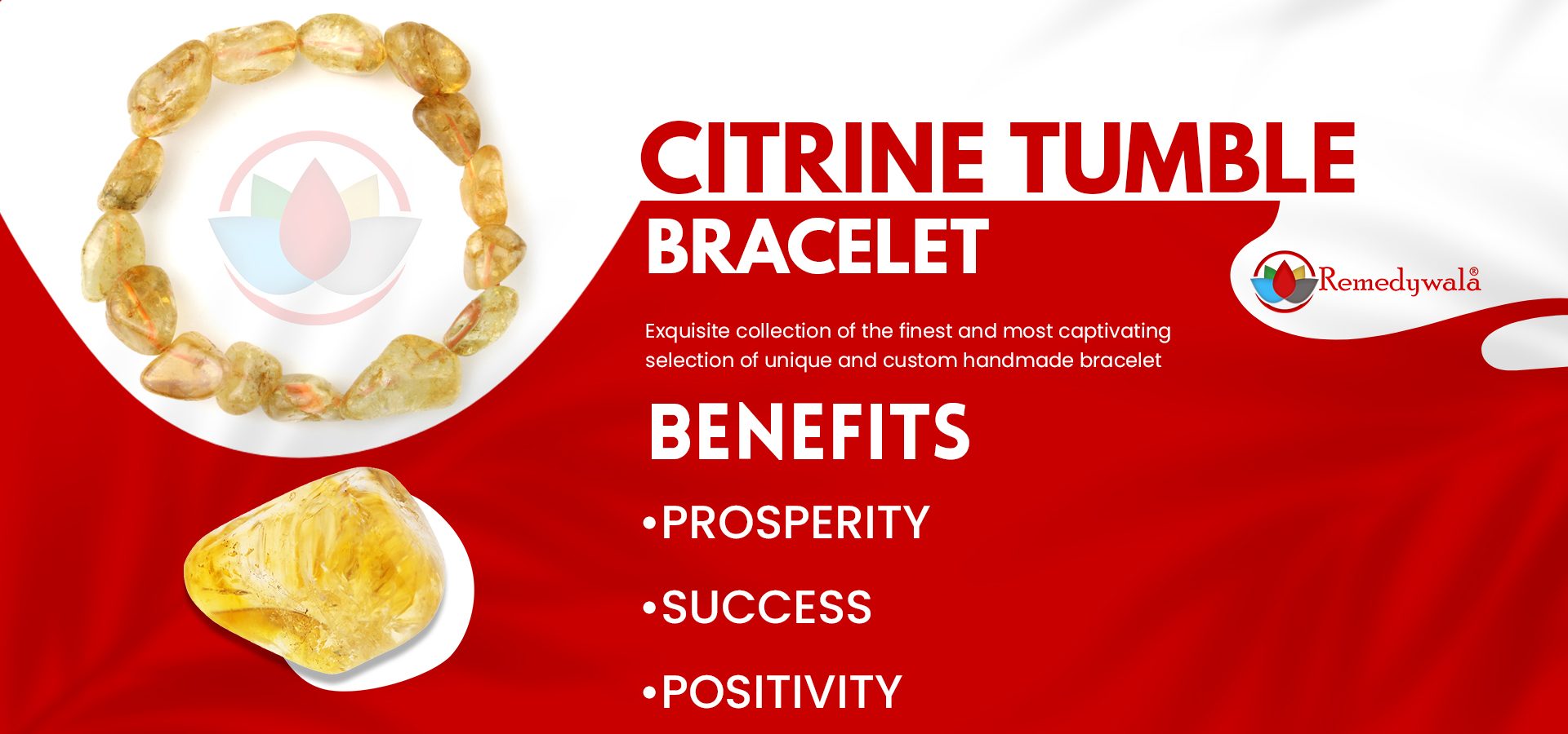 Citrine Tumble Bracelet