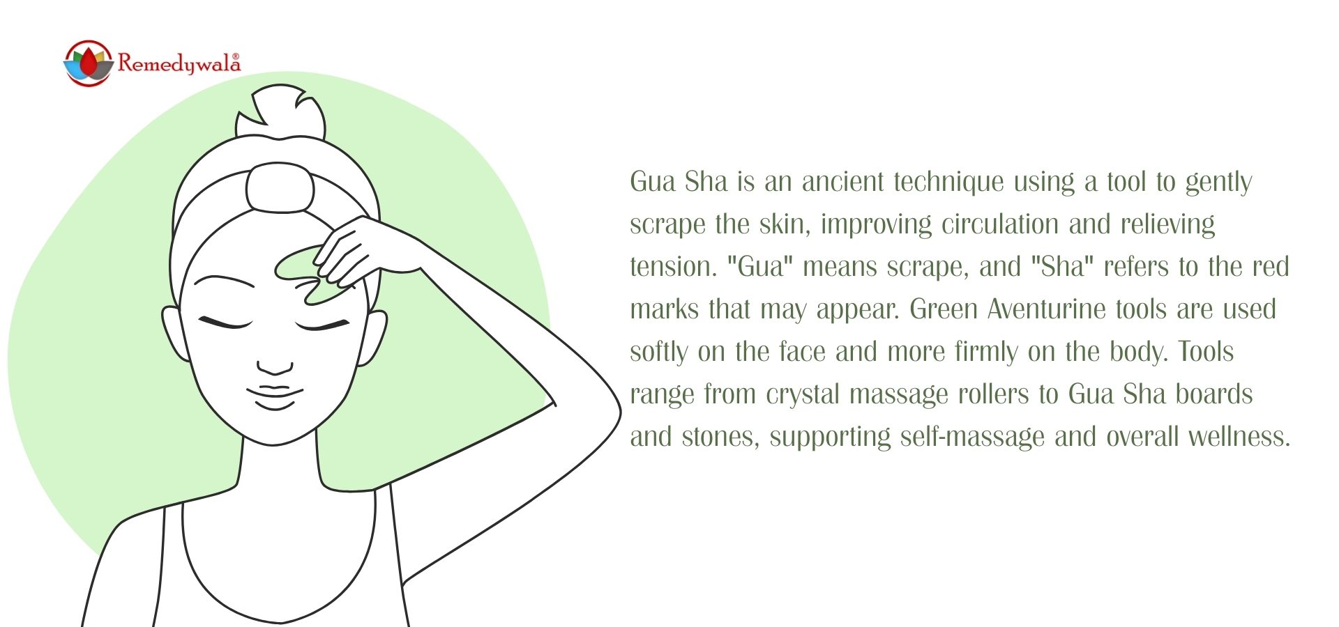 Energized Gua Sha Green Aventurine Facial Tool (2)