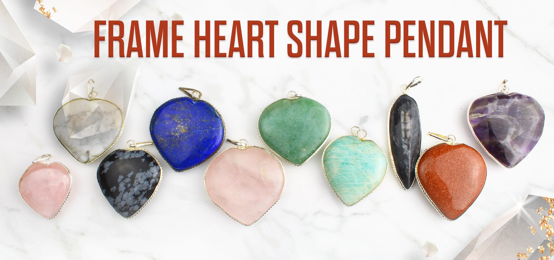 Frame Heart Shape Pendant