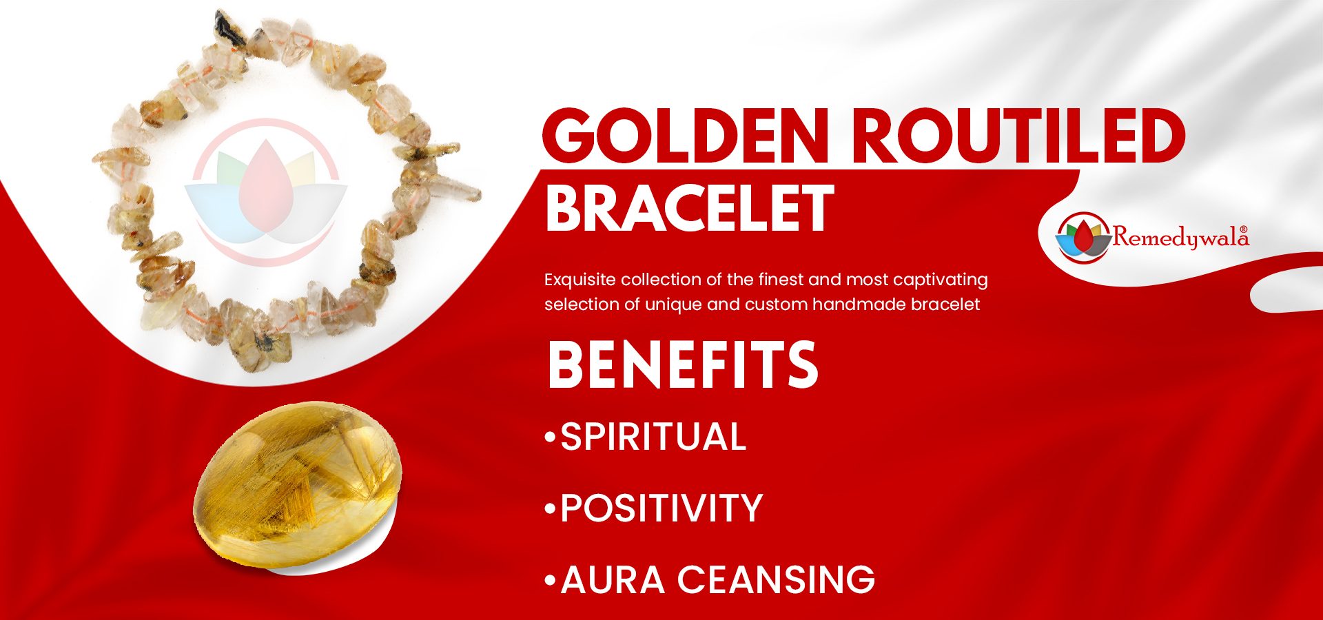 Golden Routiled Chips Bracelet