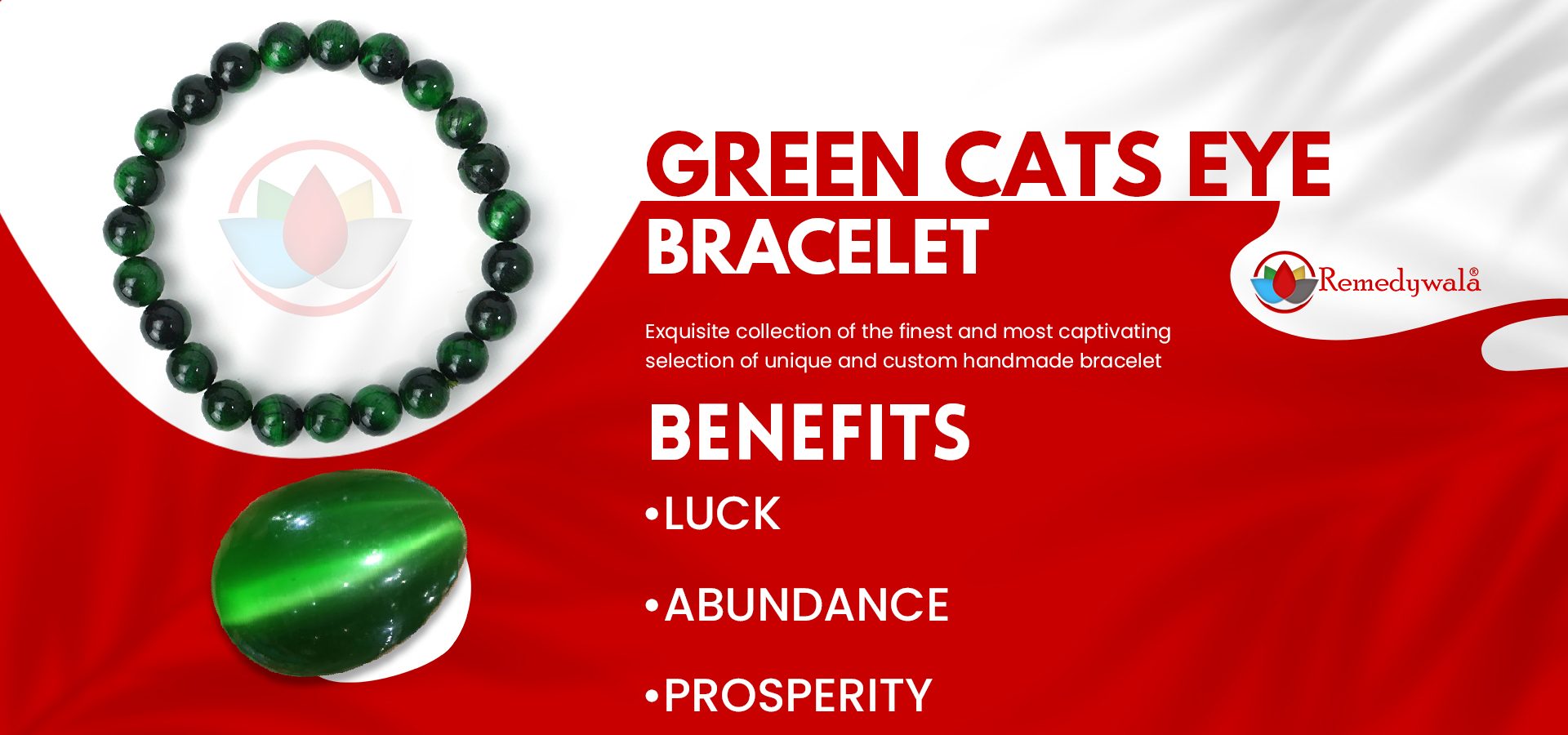 Green Cats Eye Bracelet 8mm