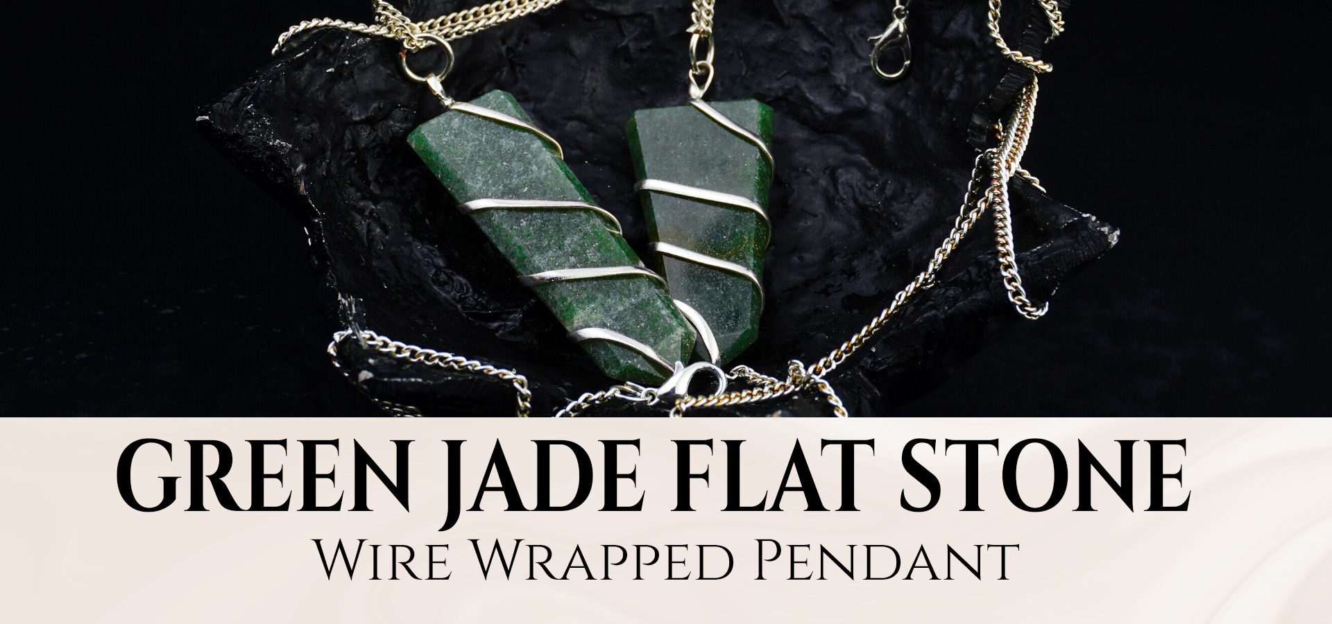 New Jade Stone Wishing Jar Necklace | Aria'sClosetInc