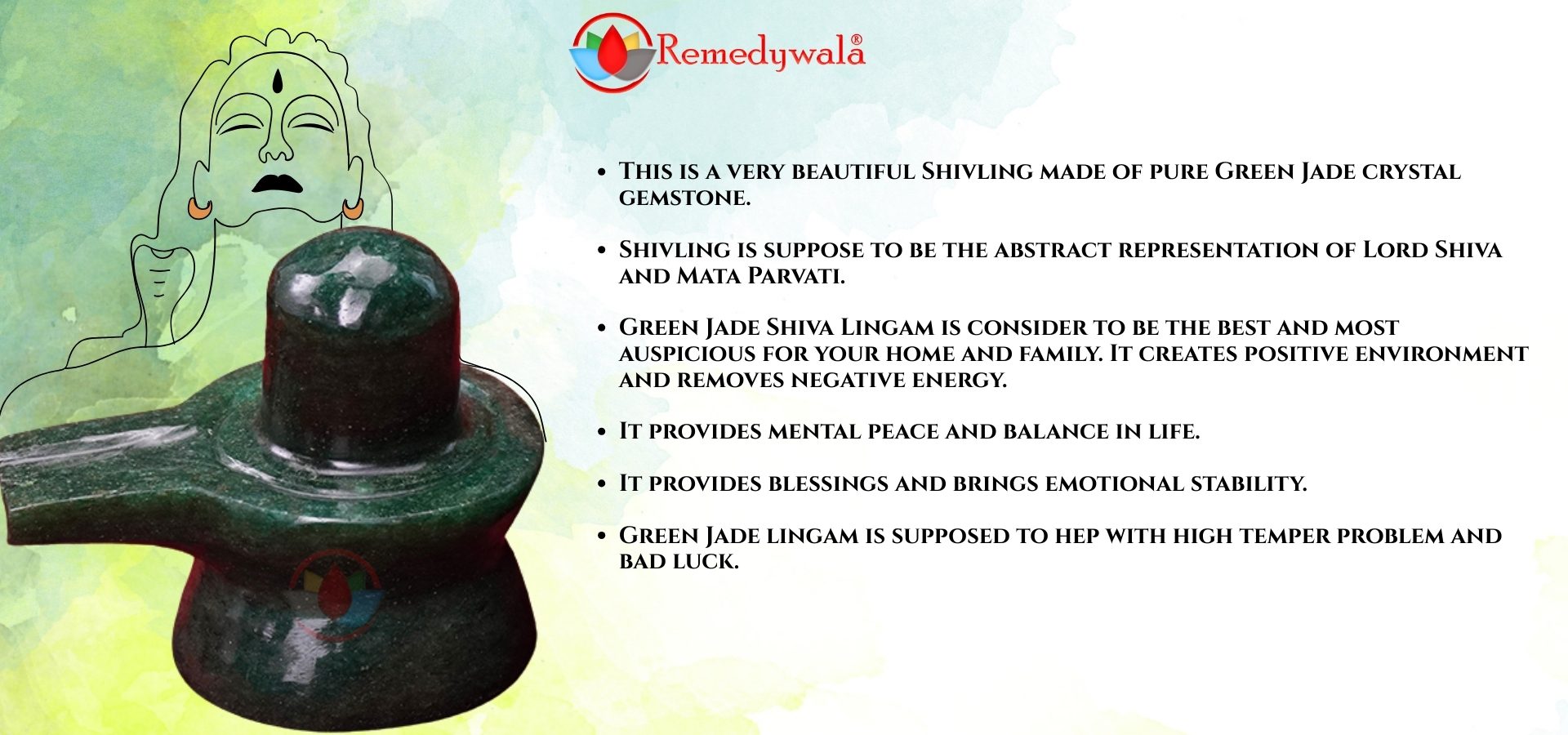 Green Jade Shiva Lingam (2)