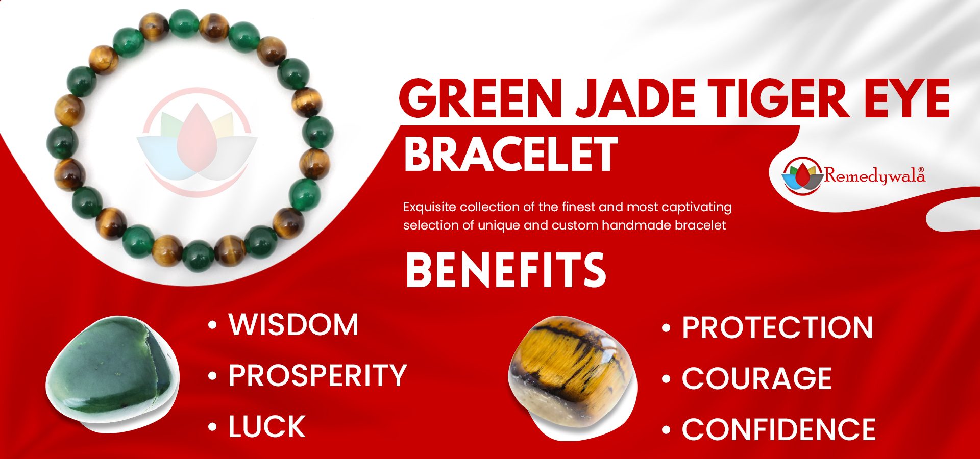 Green Jade Tiger Eye Combination Bracelet 8mm