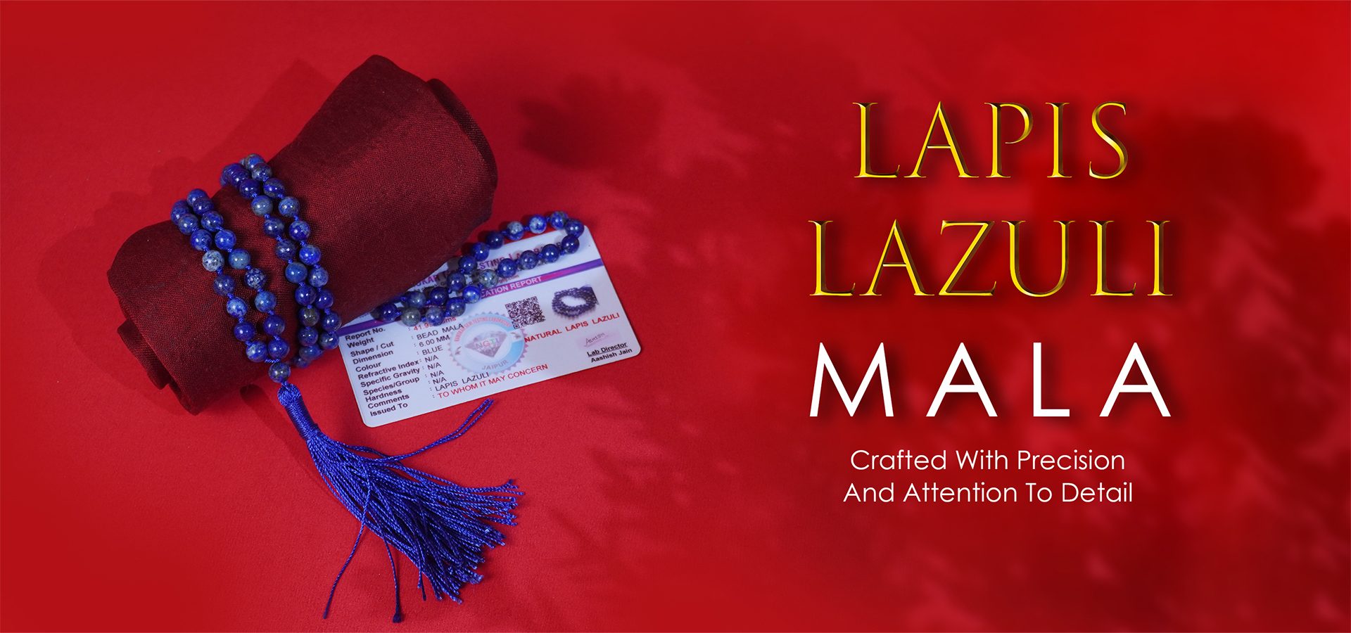 Lapis Lazuli 6mm Mala