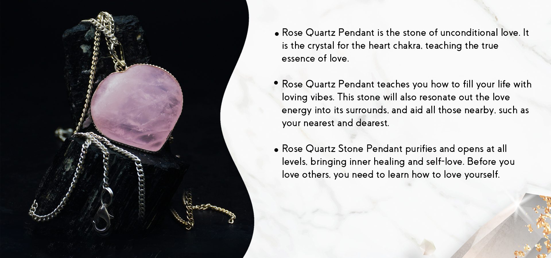 Rose quartz necklace meaning sale