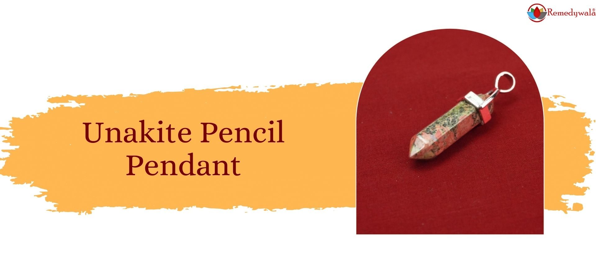 Unakite Pencil Pendant (1)