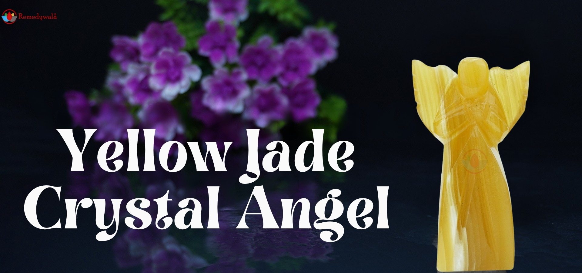 Yellow Jade Crystal Angel (1)